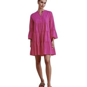 CHARINA SARTE Tunic Dress Pink Size XS NWOT